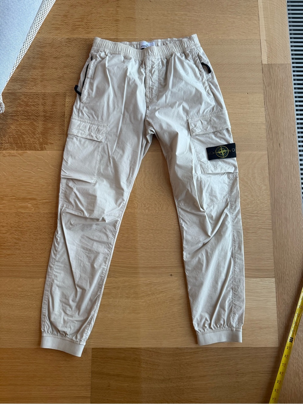 Stone Island Cream Cargo Jogger Pants